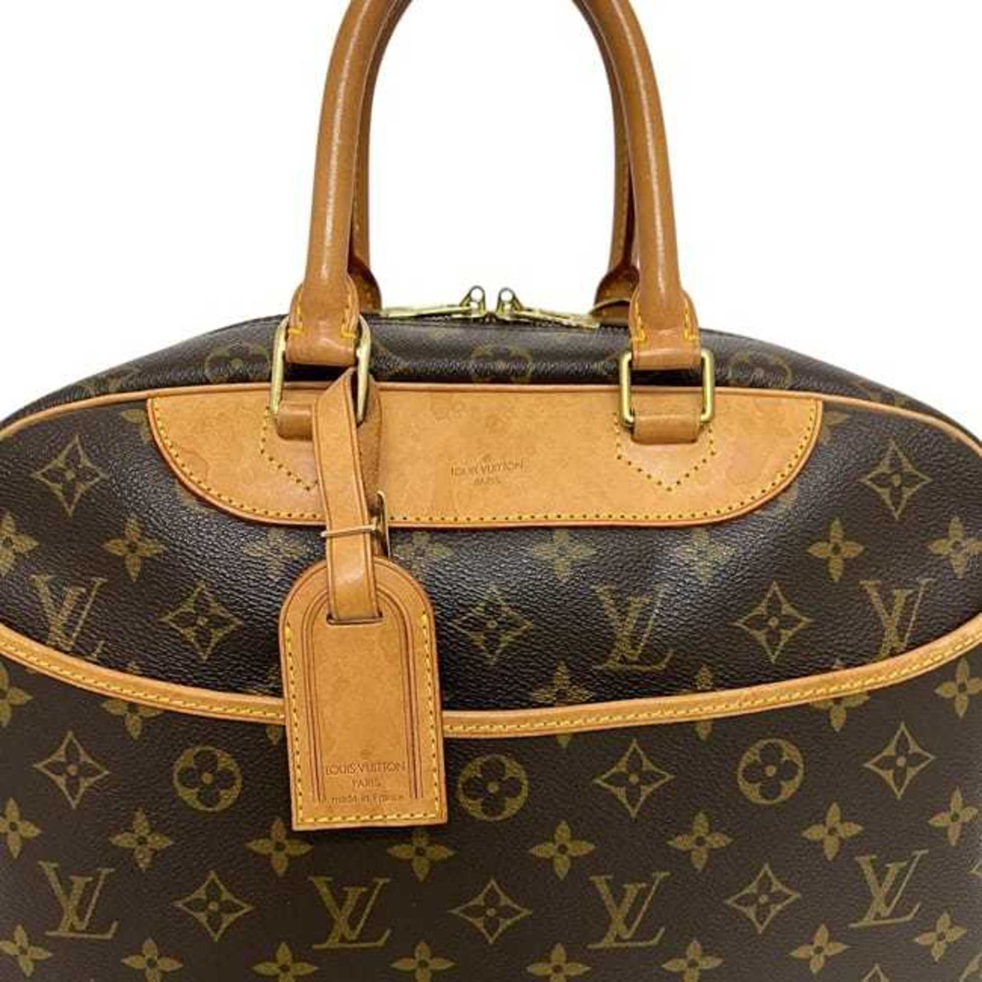 Louis Vuitton Monogram Brown Monogram Leather Boston Bag Handbag