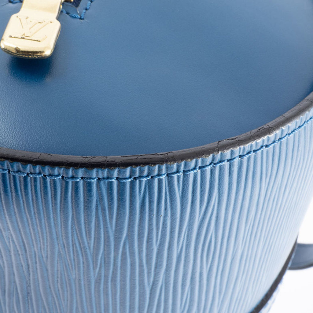 Louis Vuitton Epi Toledo Blue Epi Leather Handbag