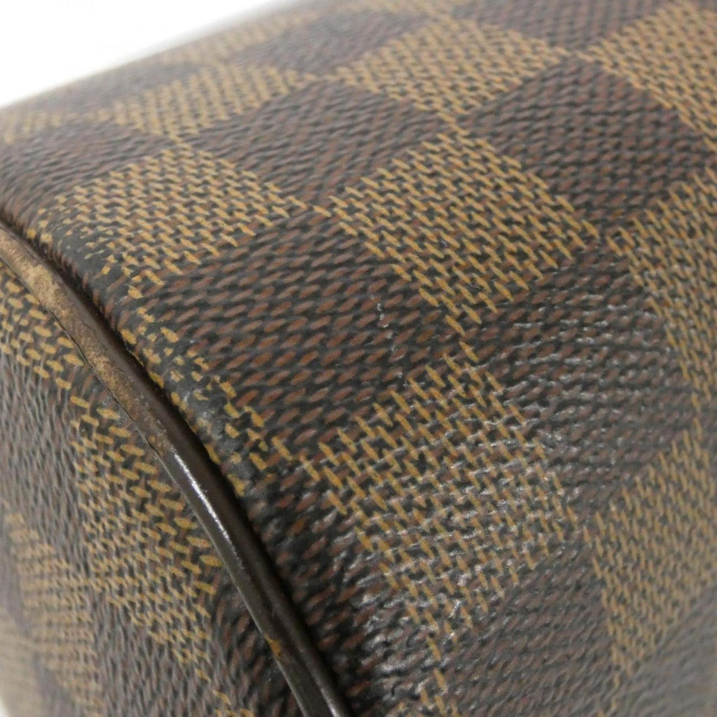 Louis Vuitton Brown Coated Canvas Handbag