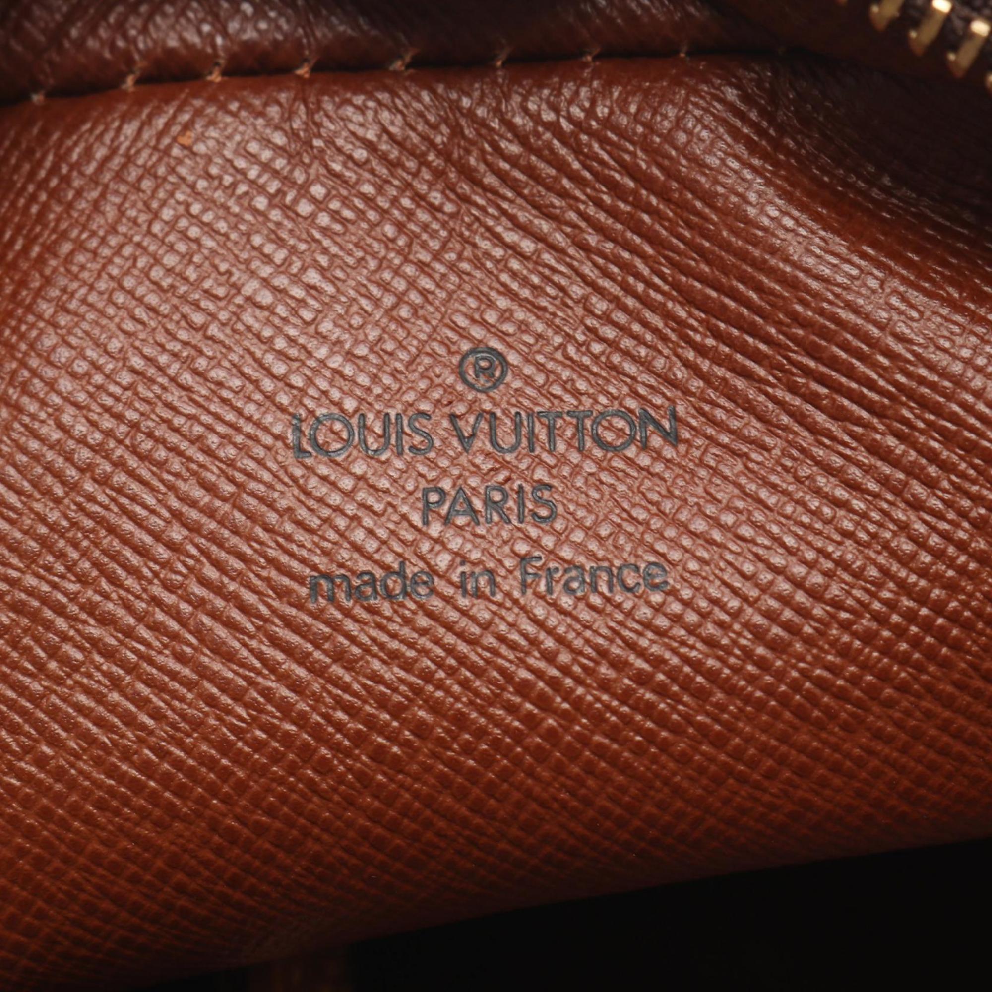 Louis Vuitton Brown Pvc Leather Shoulder Bag