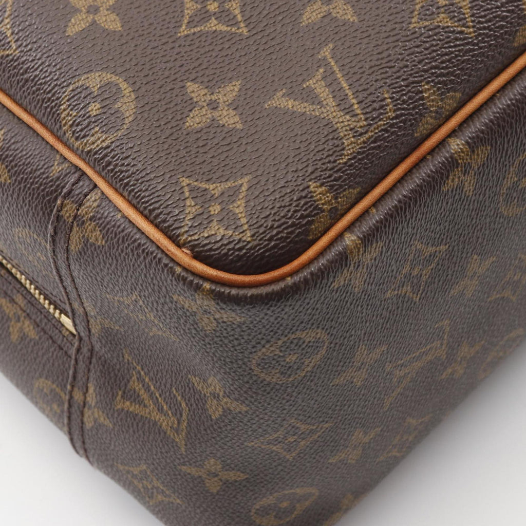 Louis Vuitton Brown Coated Canvas Handbag