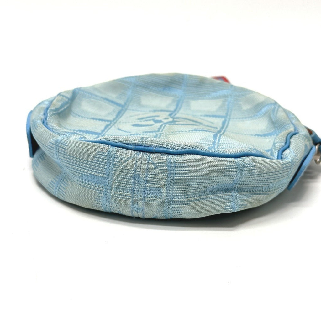 Chanel Blue Nylon Pouch