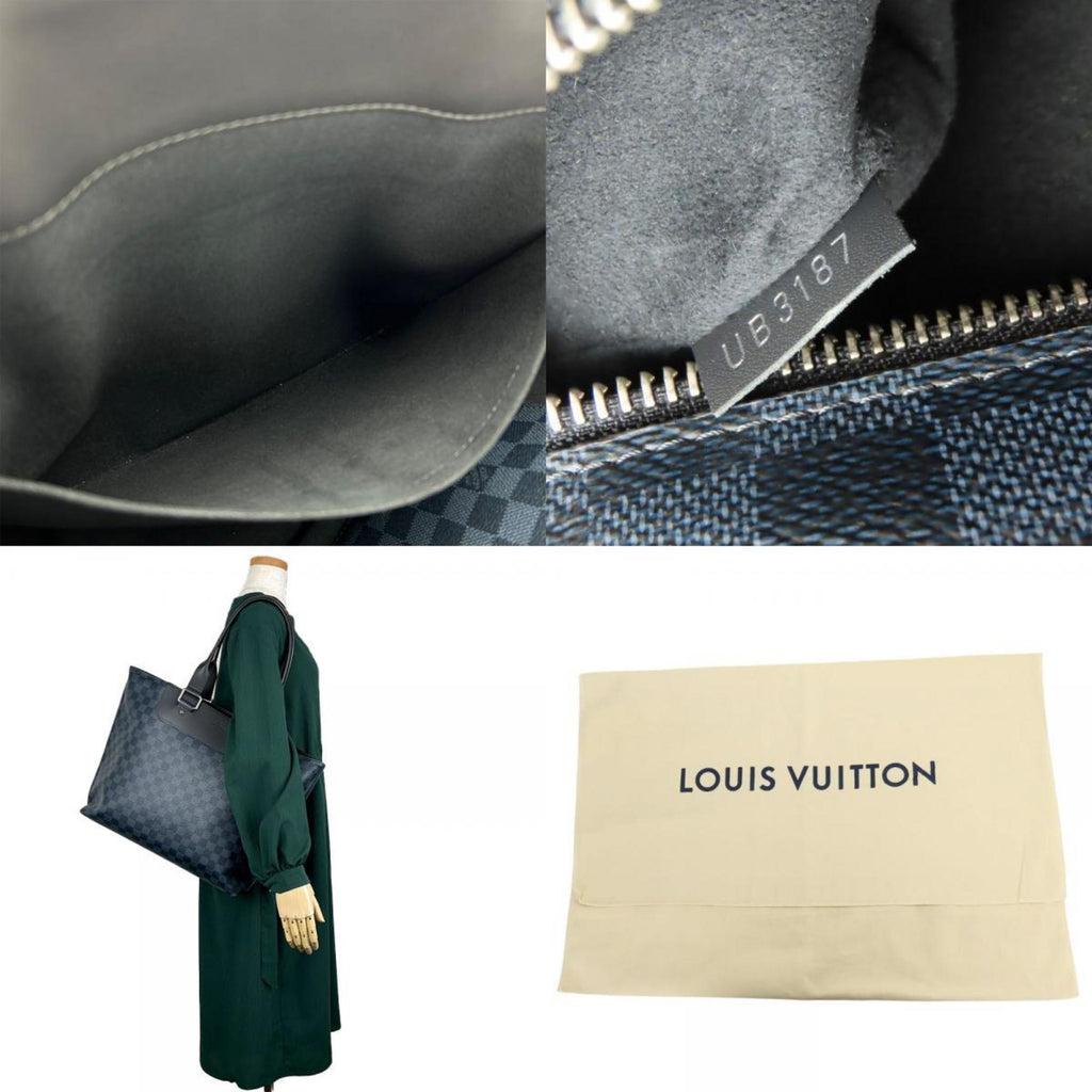 Louis Vuitton Damier Cobalt Damier Cobalt Navy Tote Bag