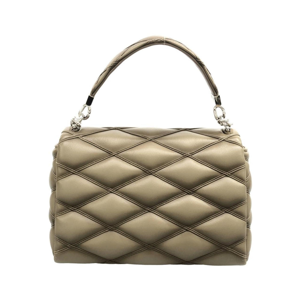 Louis Vuitton Taupe Leather Shoulder Bag