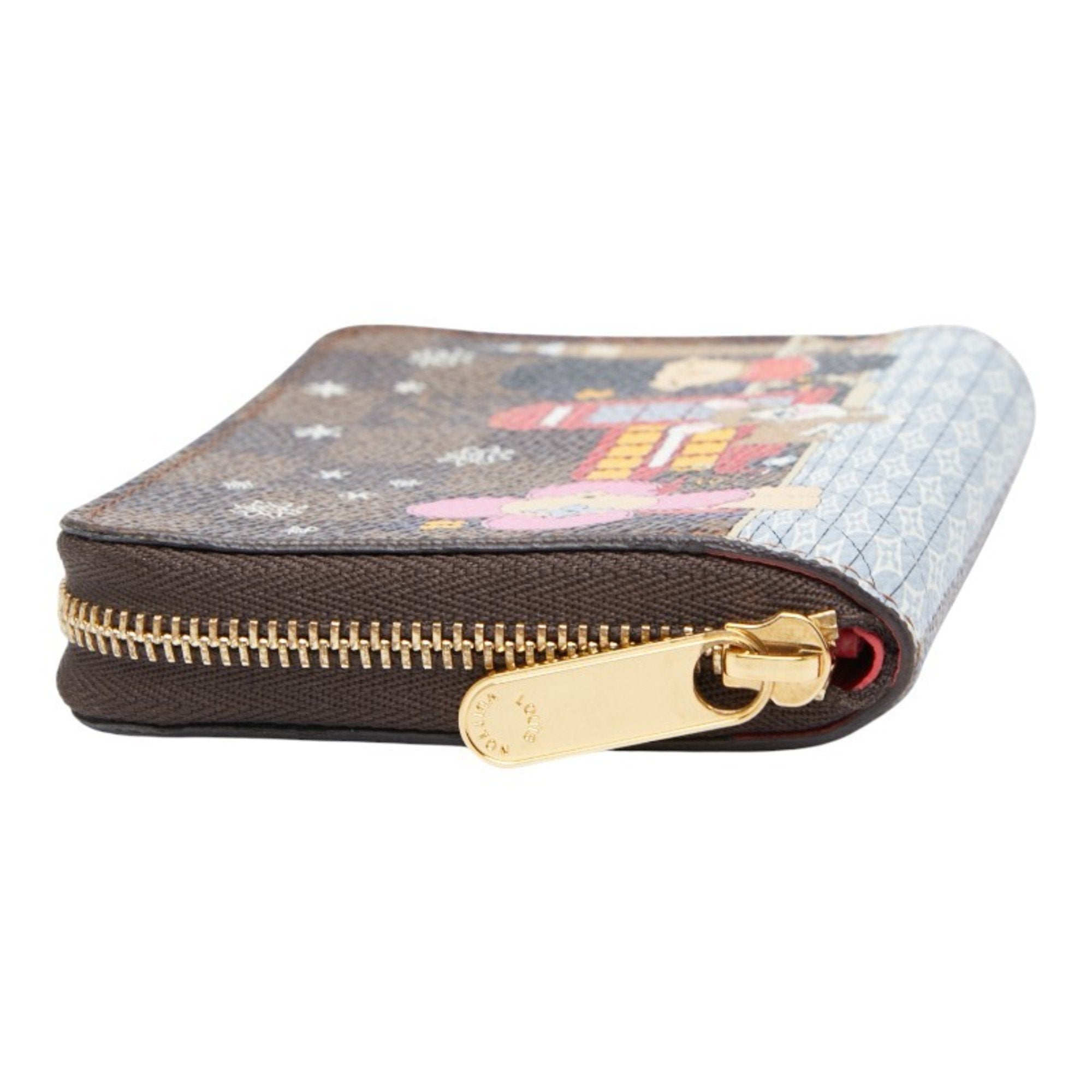 Louis Vuitton Brown Multi-Color Pvc Coin Purse/Coin Case