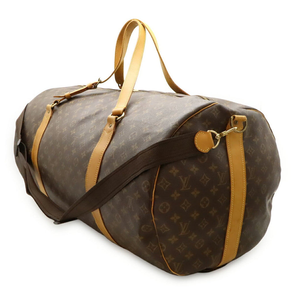 Louis Vuitton Brown Pvc Boston Bag Shoulder Bag