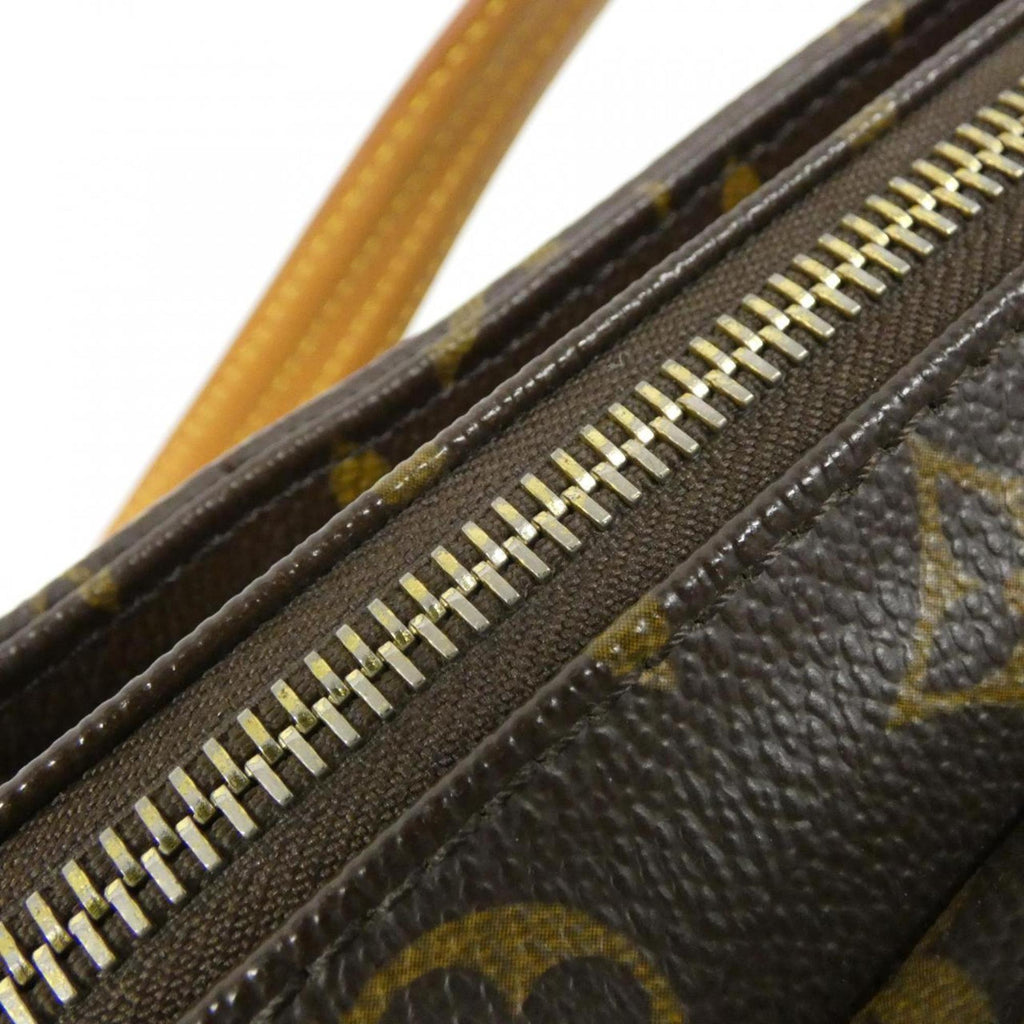 Louis Vuitton Brown Coated Canvas Shoulder Bag