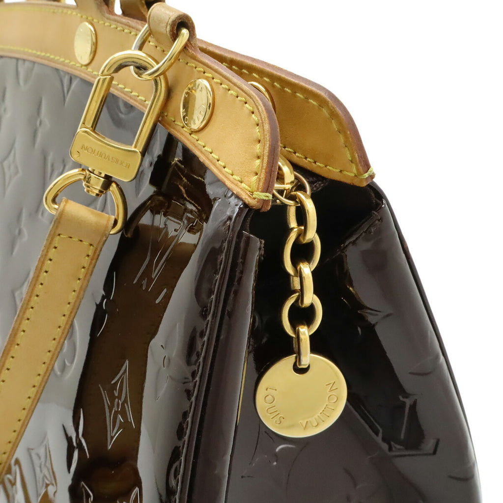 Louis Vuitton Amarante Monogram Vernis Handbag Shoulder Bag Tote Bag