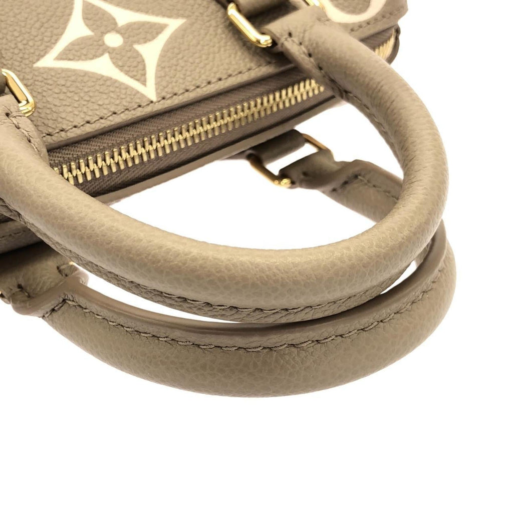 Louis Vuitton Cream Tourterelle Leather Boston Bag