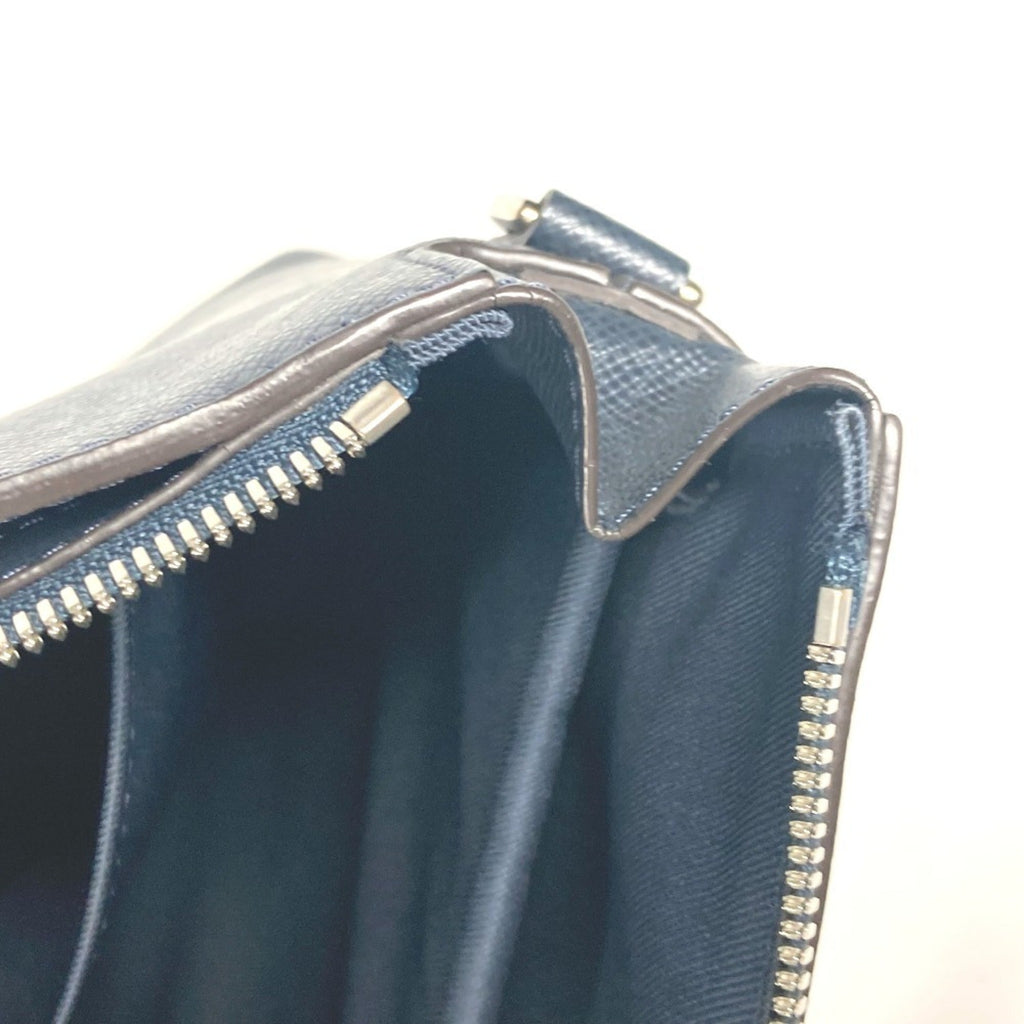 Louis Vuitton Navy Taiga Leather Shoulder Bag