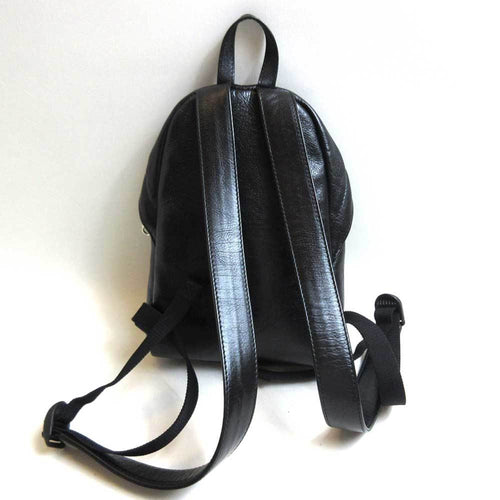 Balenciaga Black Leather Backpack