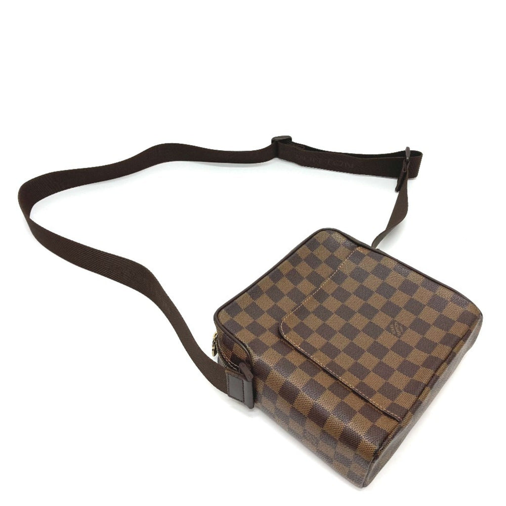 Louis Vuitton Damier Brown Ebene Damier Canvas Pochette Shoulder Bag