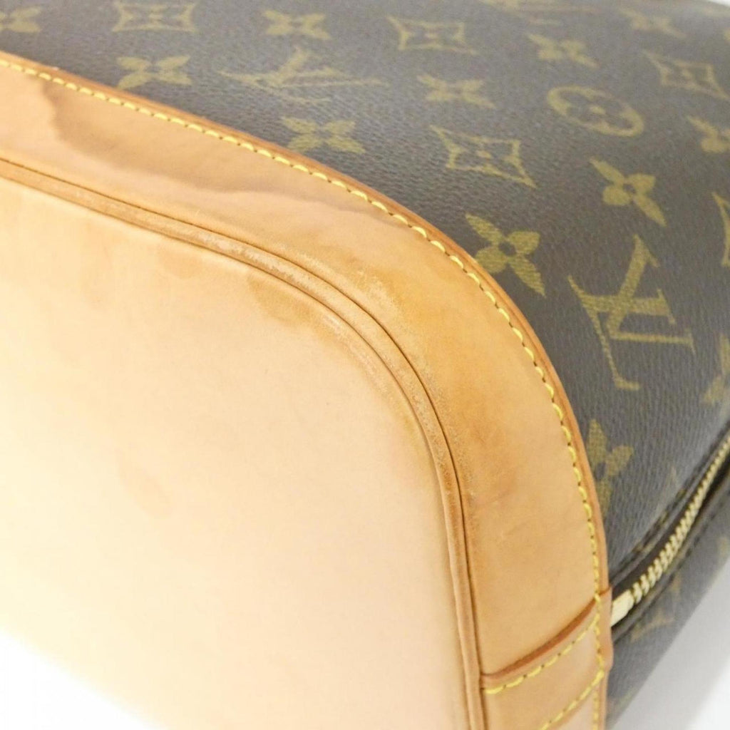 Louis Vuitton Marron Coated Canvas Handbag