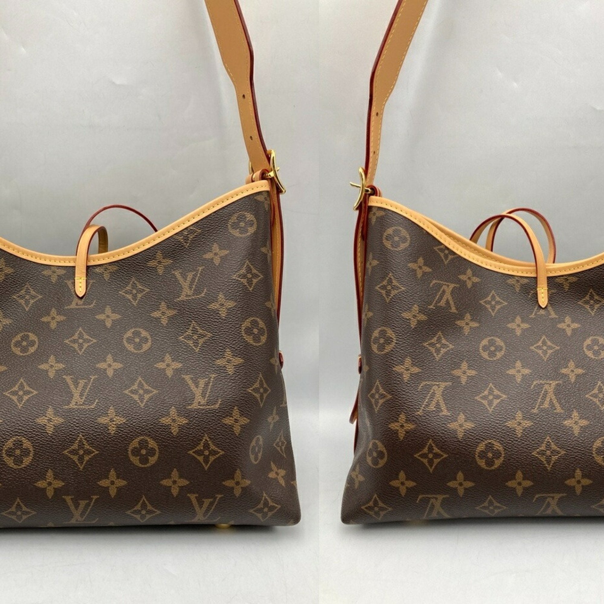 Louis Vuitton Brown Pvc Leather Shoulder Bag