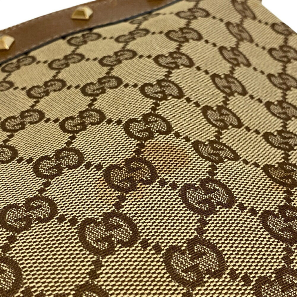 Gucci Brown Gg Canvas Shoulder Bag (Pre-Owned)