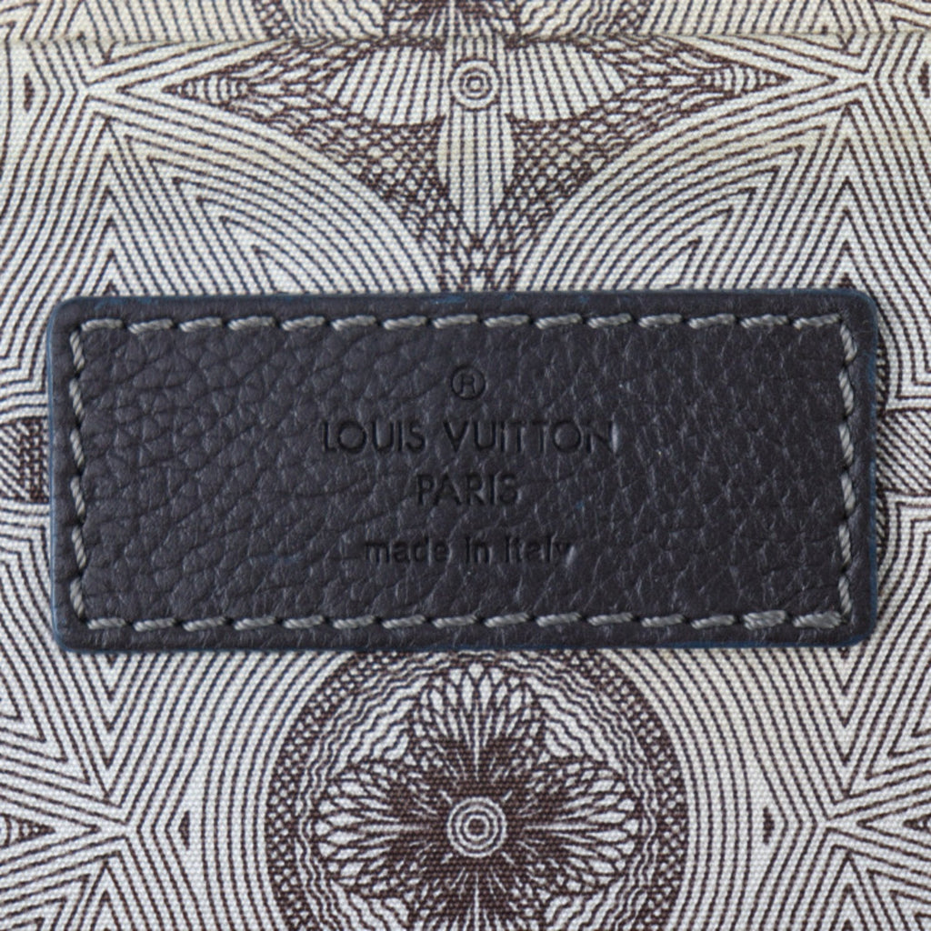 Louis Vuitton Brown Leather Clutch Bag Handbag