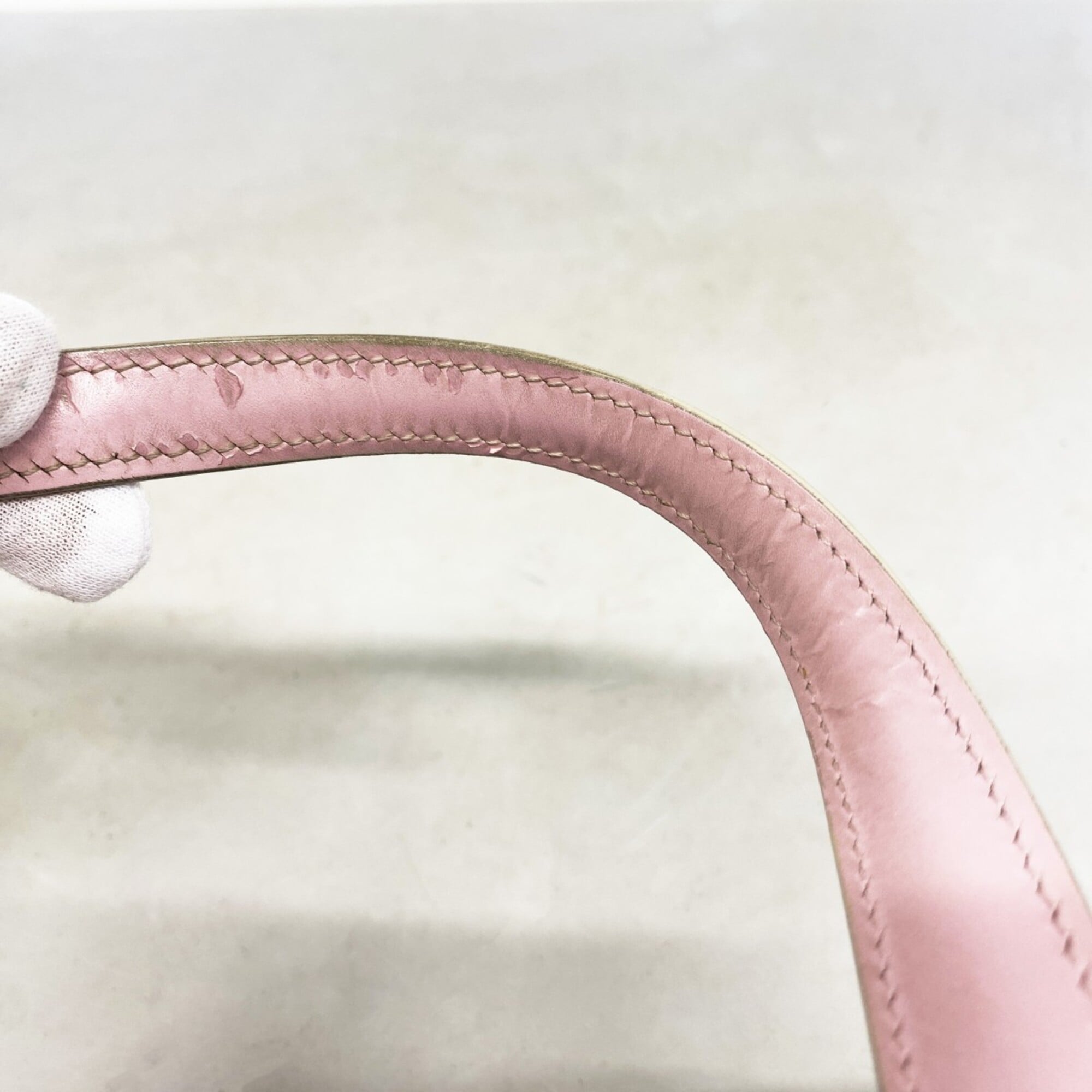 Chanel Pink Nylon Handbag