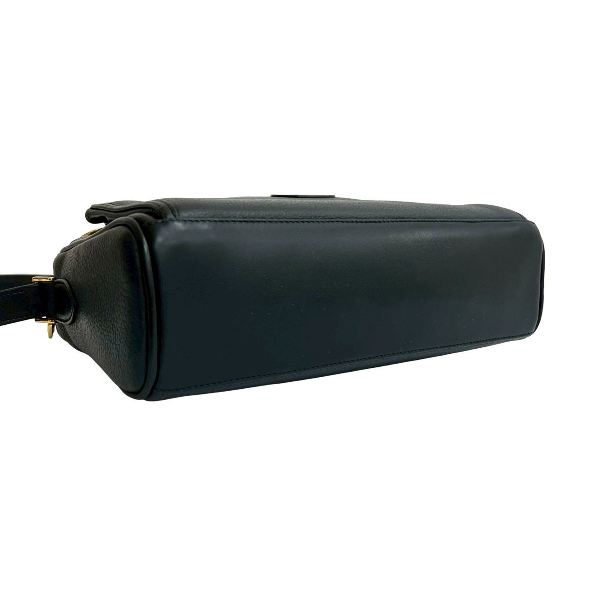 Gucci Black Leather Pochette Shoulder Bag (Pre-Owned)