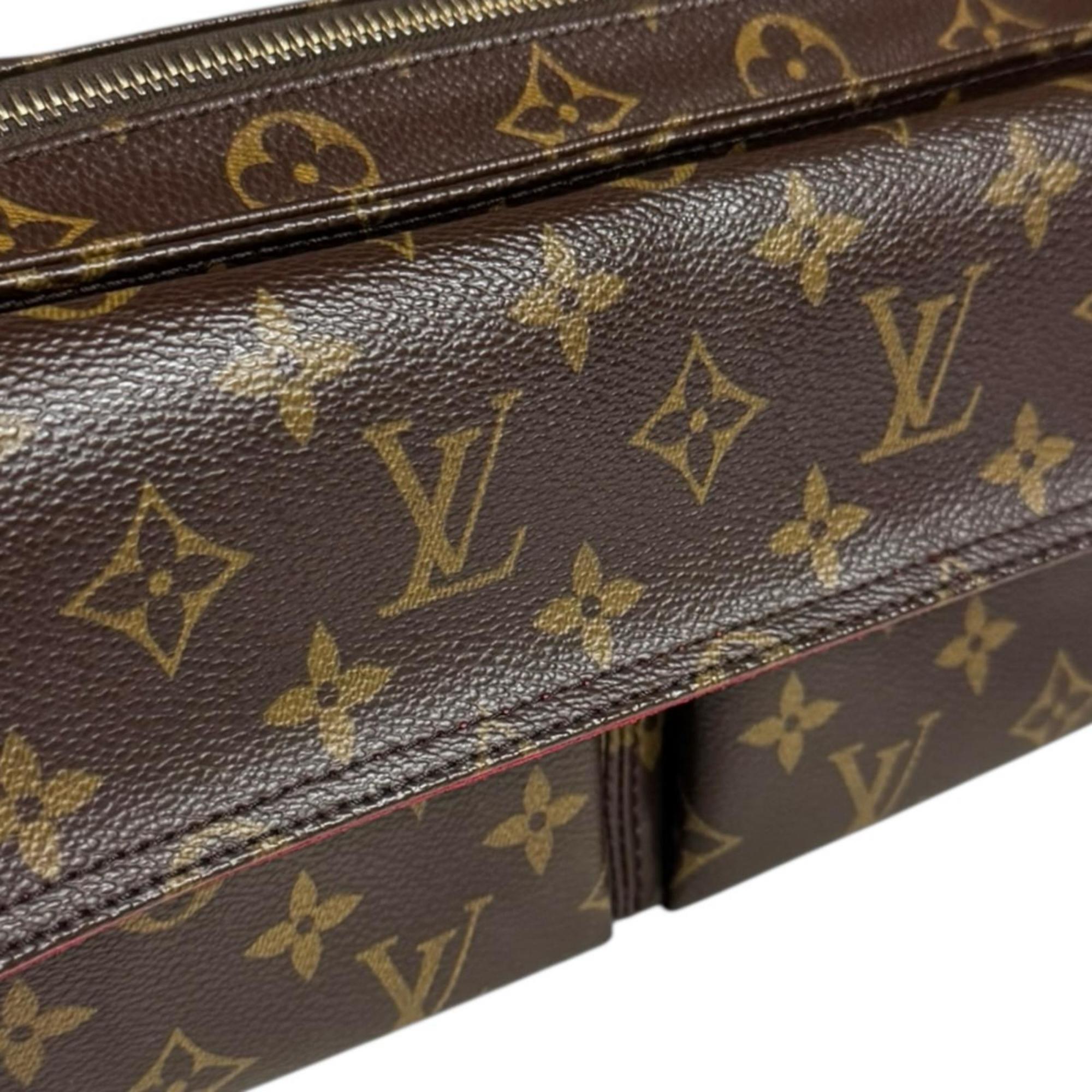 Louis Vuitton Brown Monogram Canvas Shoulder Bag