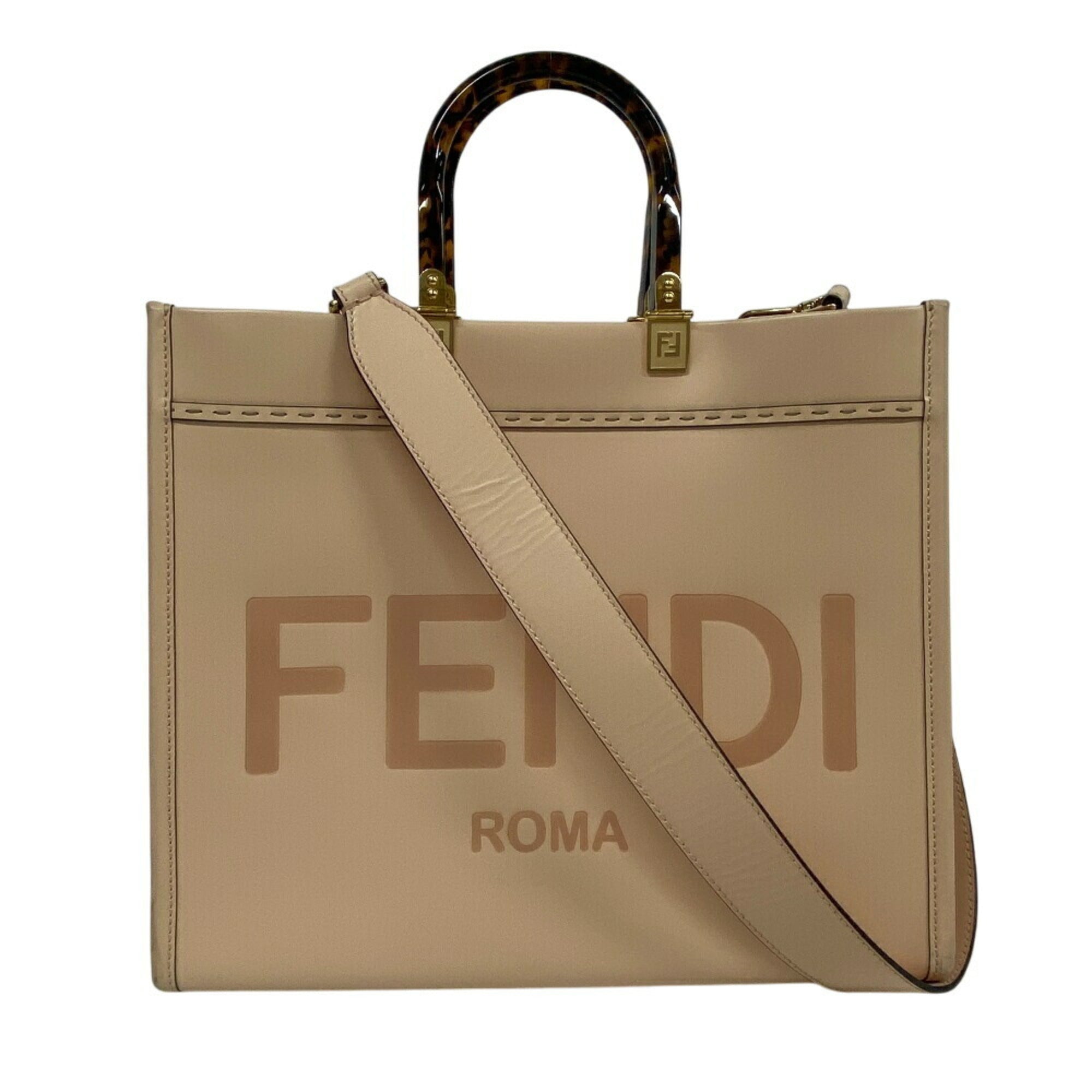 Fendi Pink Leather Handbag