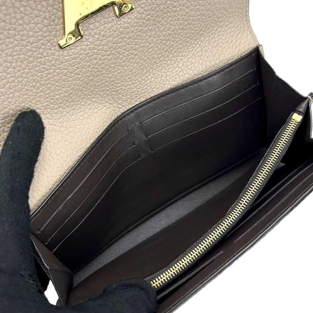 Louis Vuitton Galle Leather Long Wallet