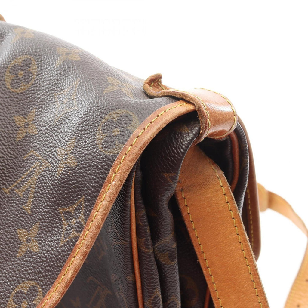 Louis Vuitton Brown Coated Canvas Pvc Leather Monogram Shoulder Bag
