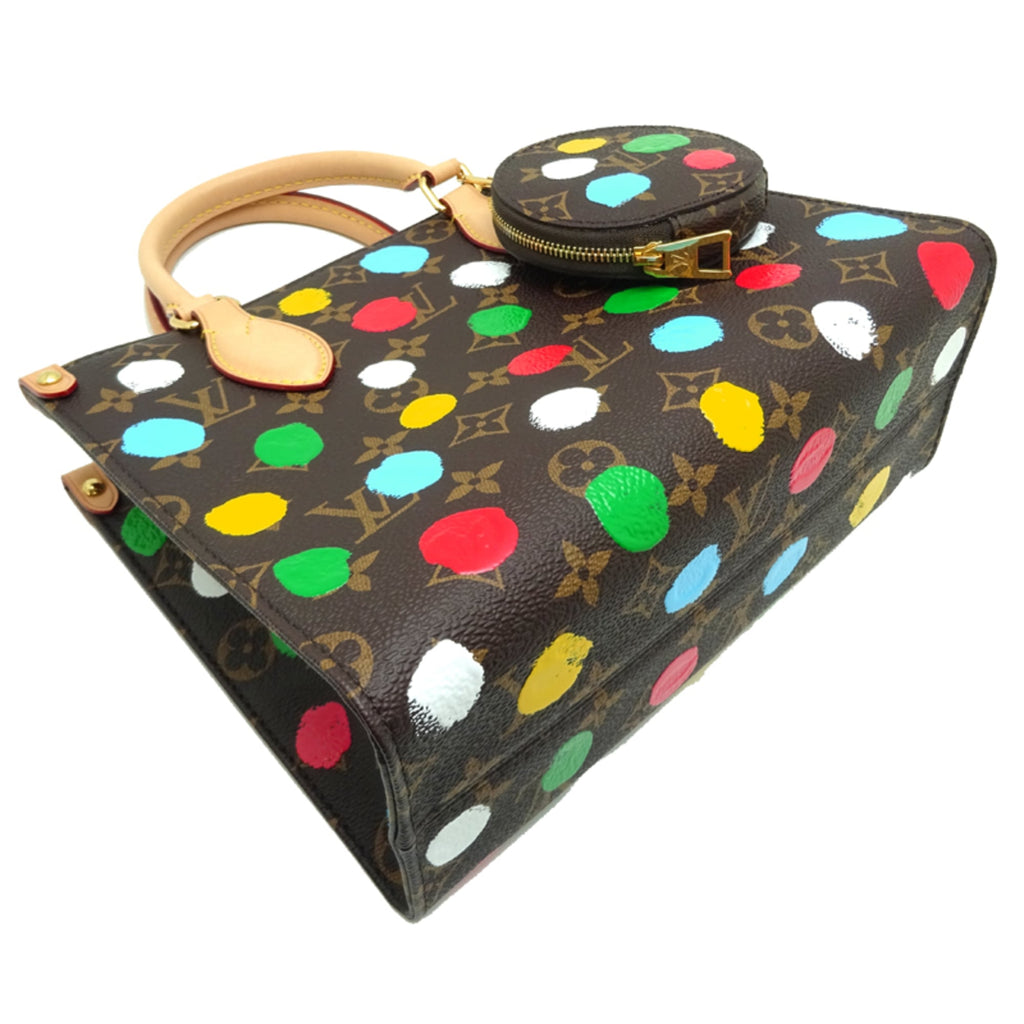 Louis Vuitton Yayoi Kusama Brown Multi-Color Monogram Handbag
