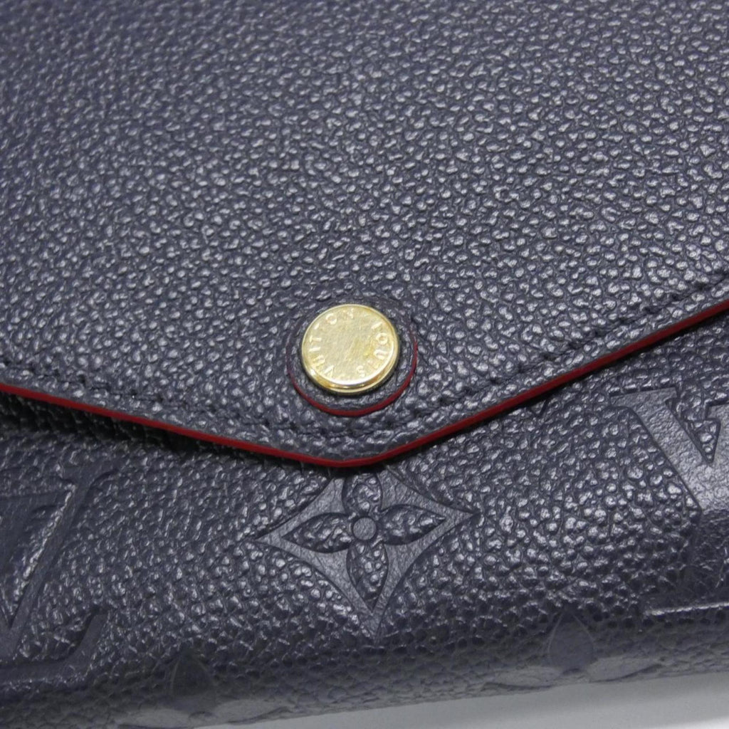 Louis Vuitton Marine Rouge Leather Long Wallet