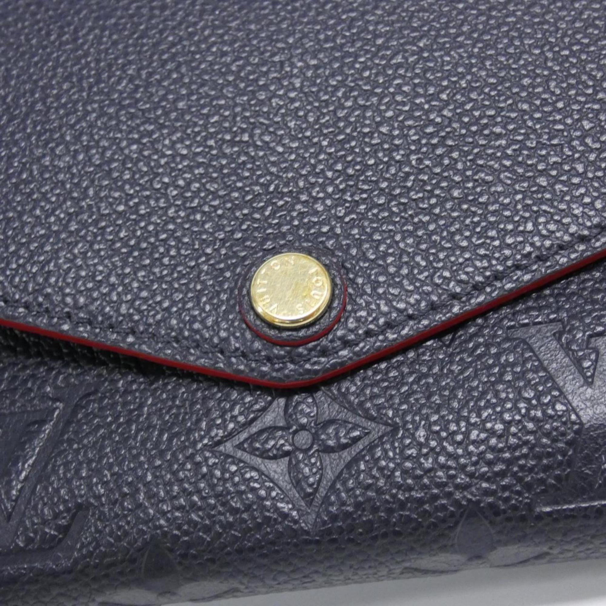 Louis Vuitton Marine Rouge Leather Long Wallet