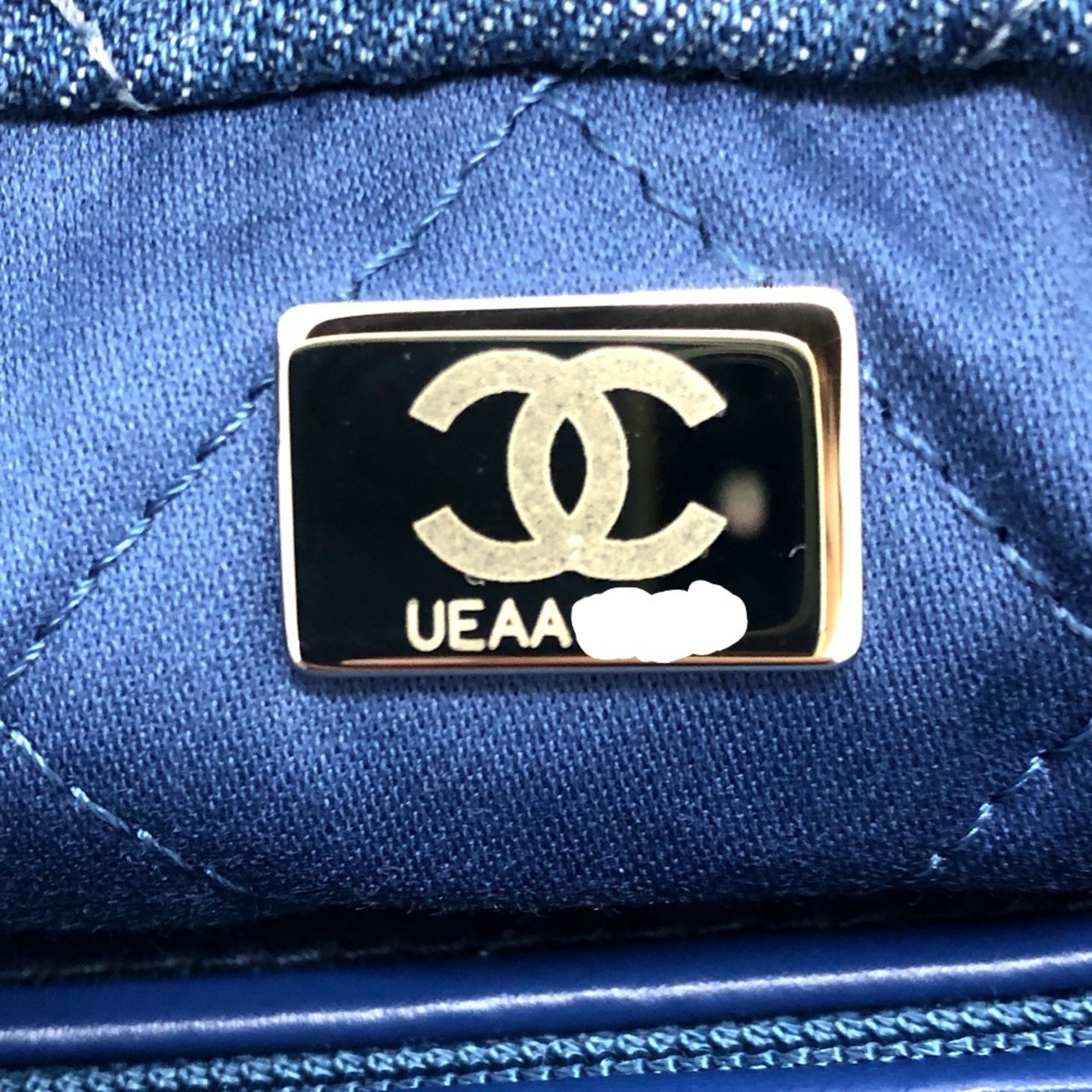 Chanel Blue Denim Shoulder Bag