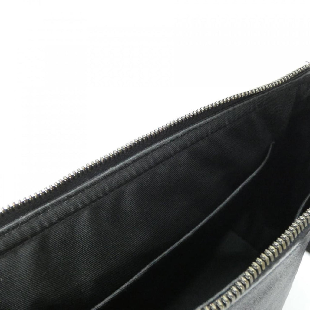 Louis Vuitton Black Coated Canvas Shoulder Bag
