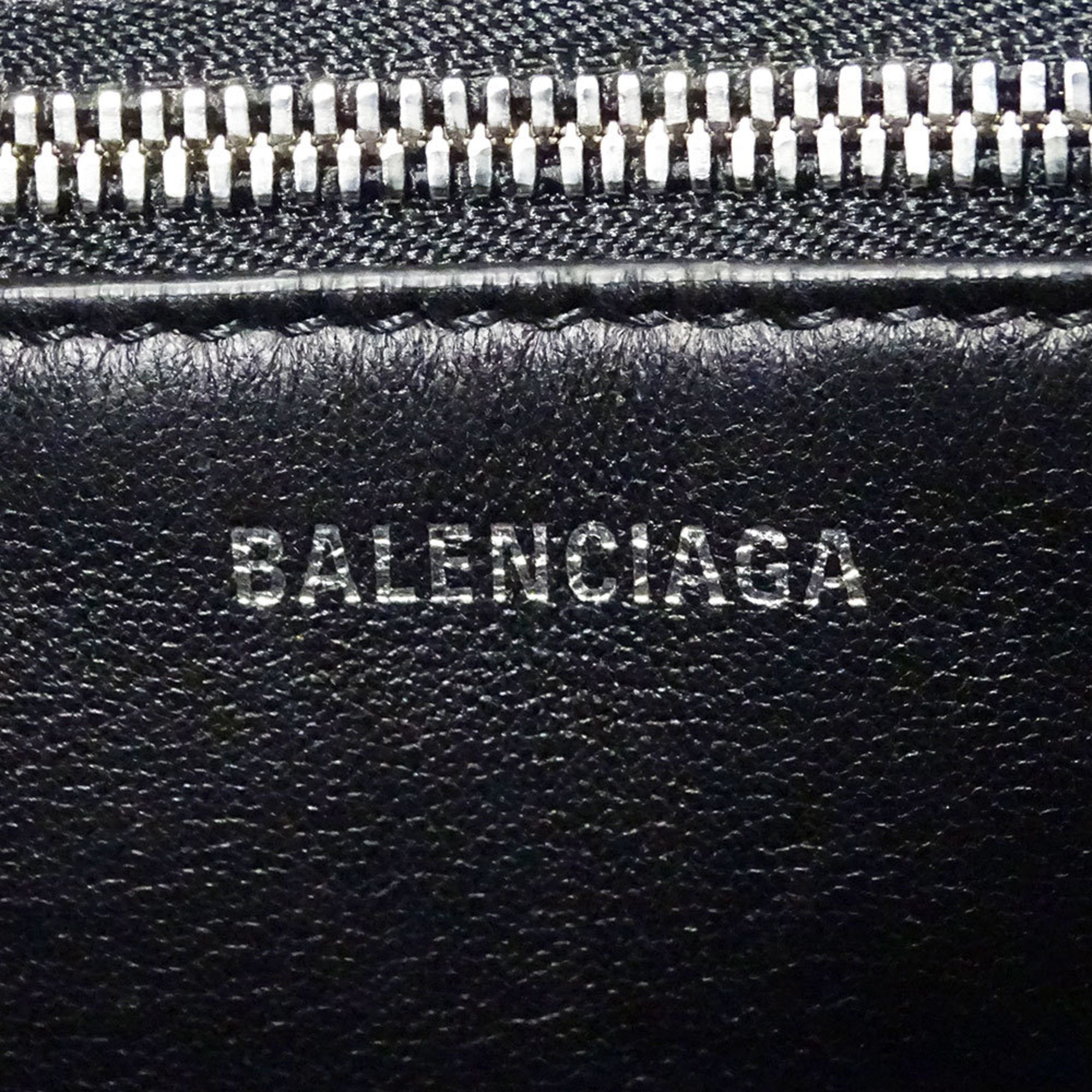 Balenciaga Black Faux Fur Handbag Shoulder