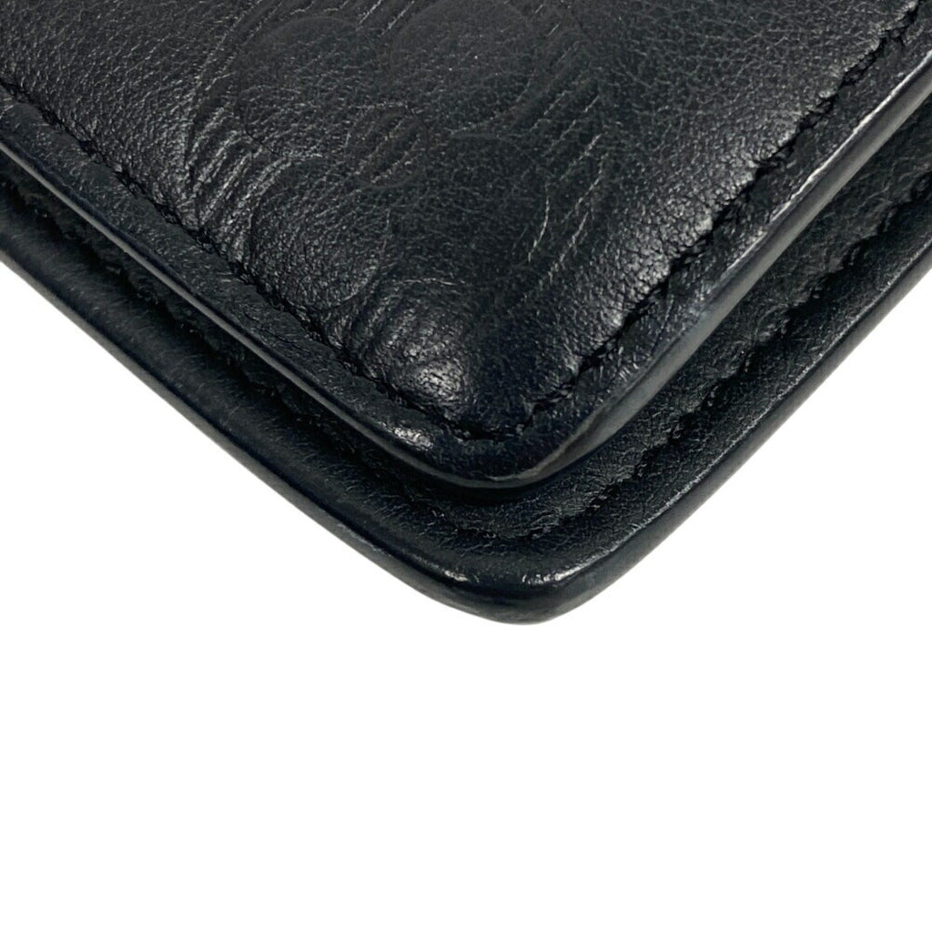 Louis Vuitton Black Monogram Shadow Long Wallet