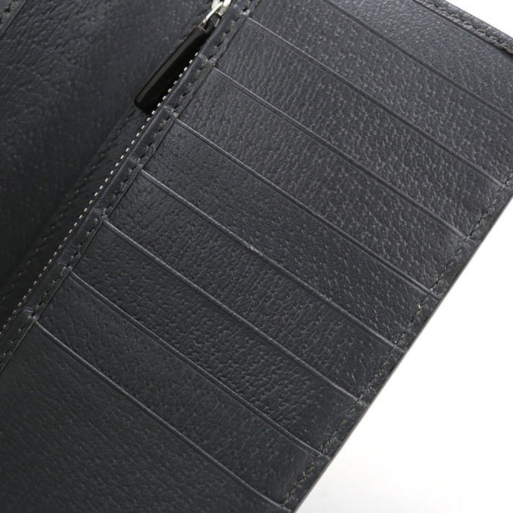 Gucci Gray Gg Supreme Long Wallet (Bi-Fold) (Pre-Owned)