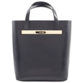 Gucci Black Leather Handbag Tote Bag (Pre-Owned)