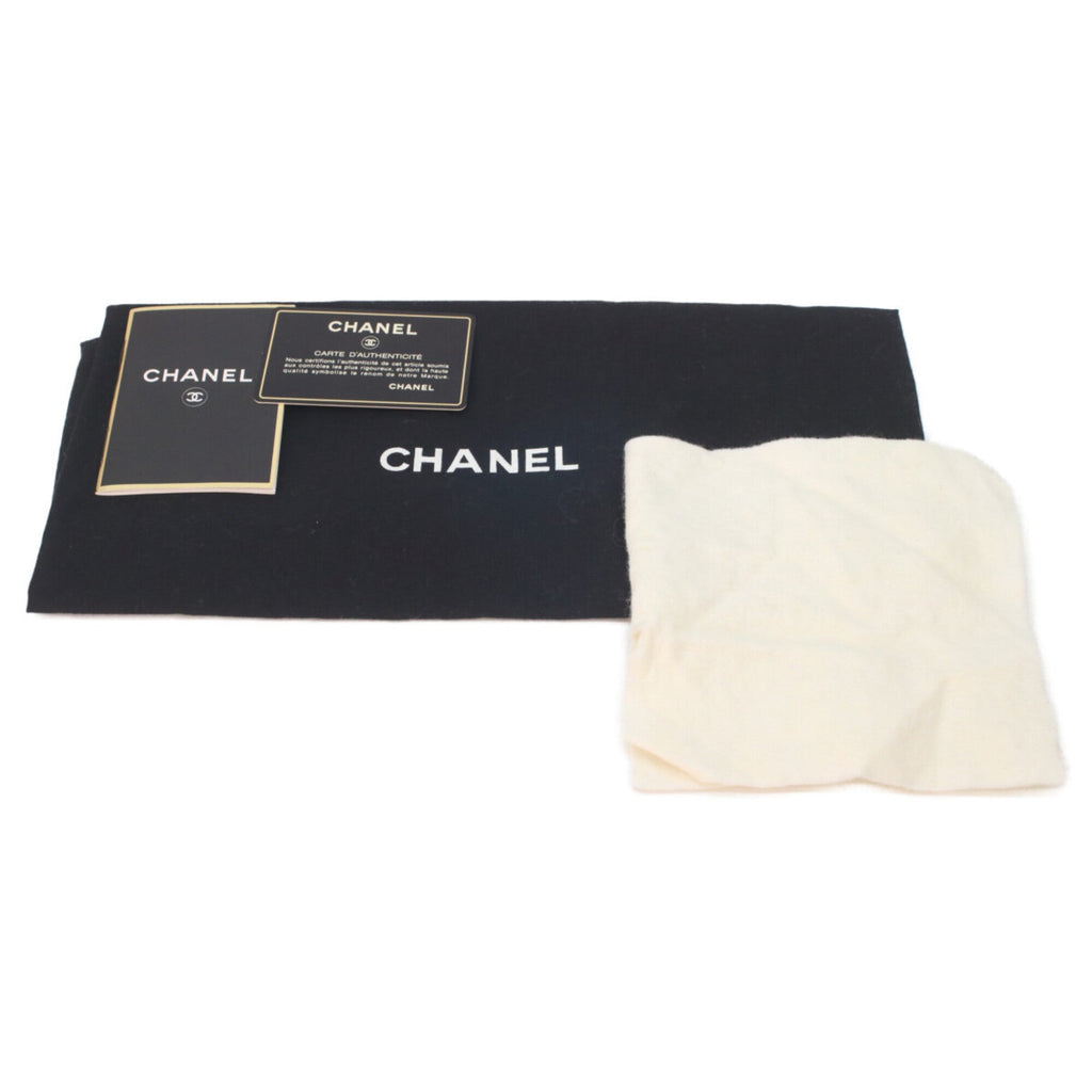 Chanel Black Grained Calfskin Shoulder Bag