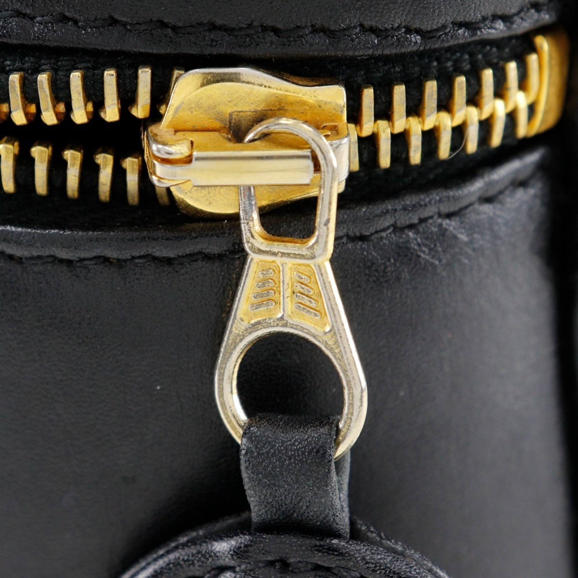 Chanel Black Leather Handbag Pouch
