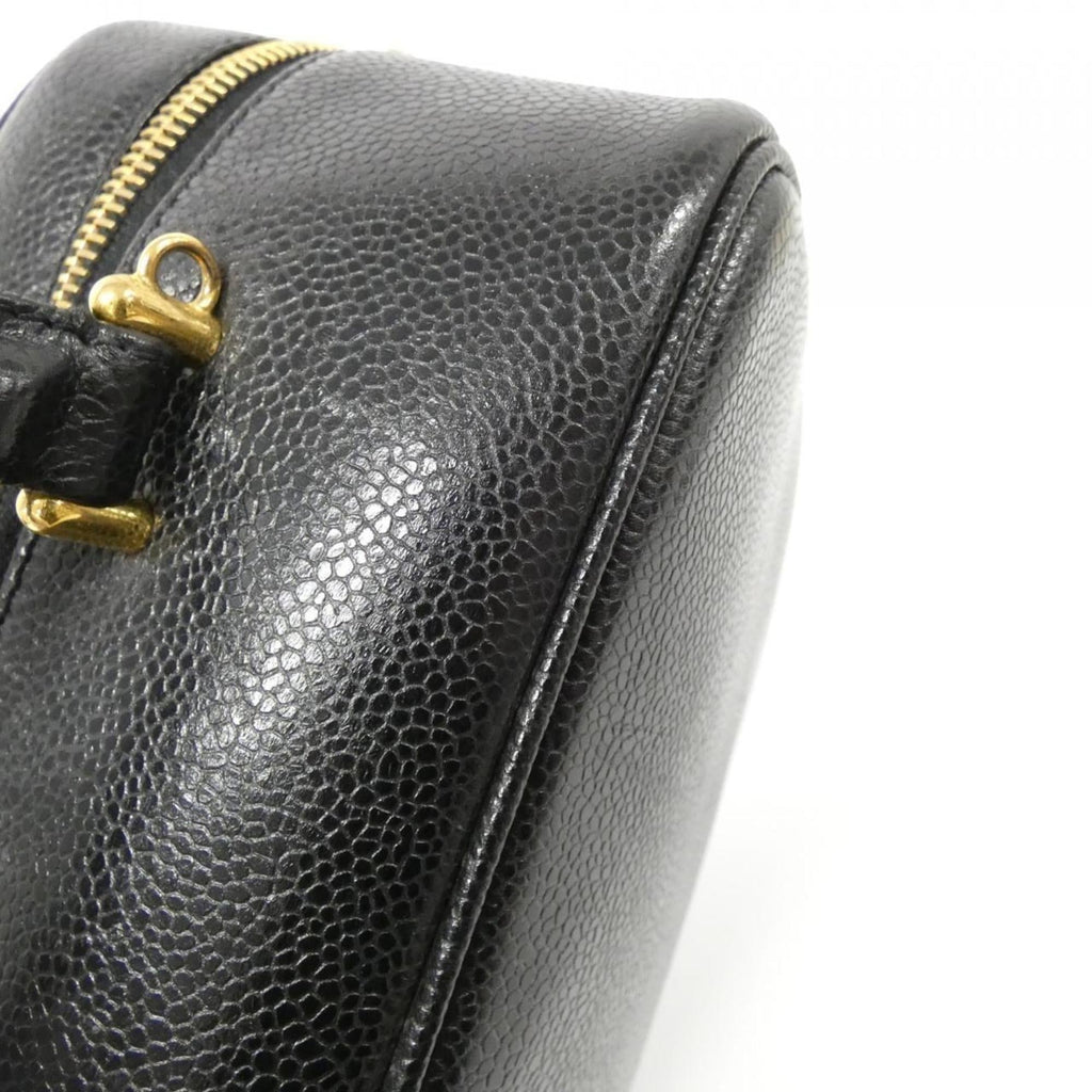 Chanel Black Caviar Leather Handbag
