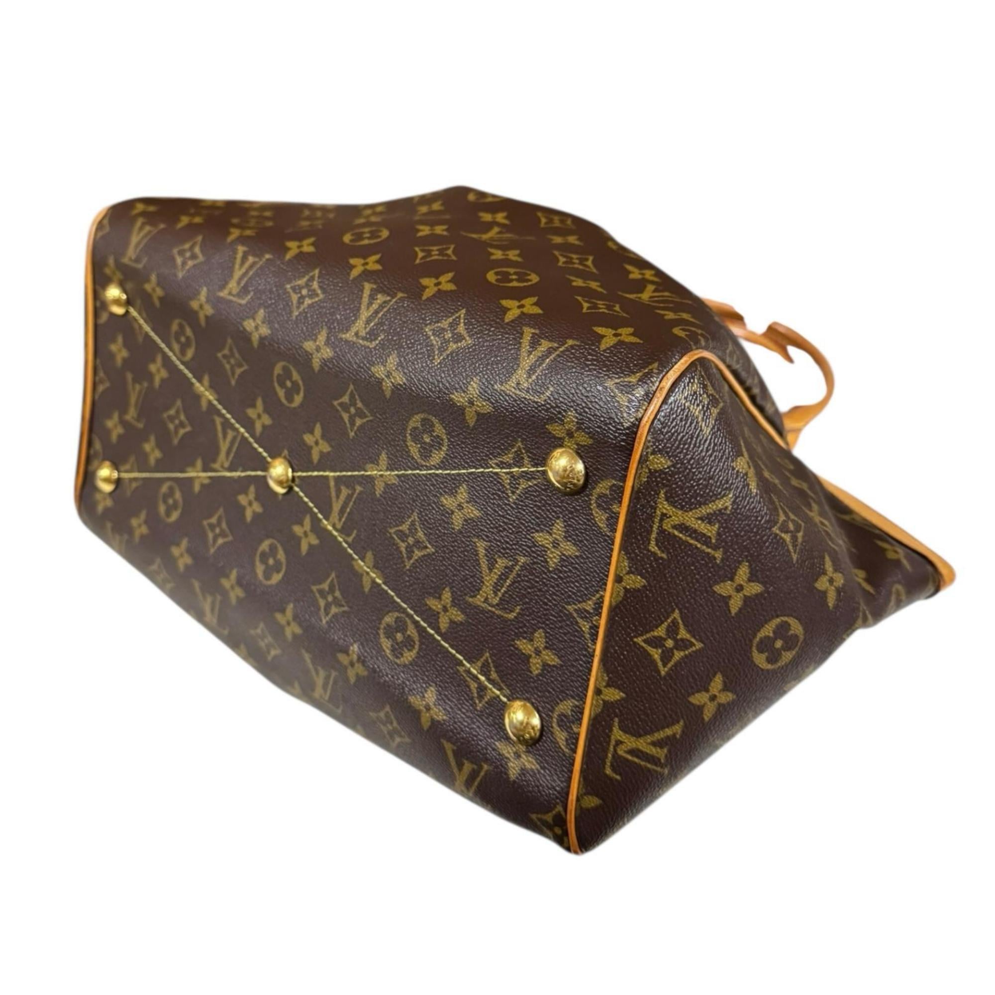 Louis Vuitton Brown Monogram Tote Bag