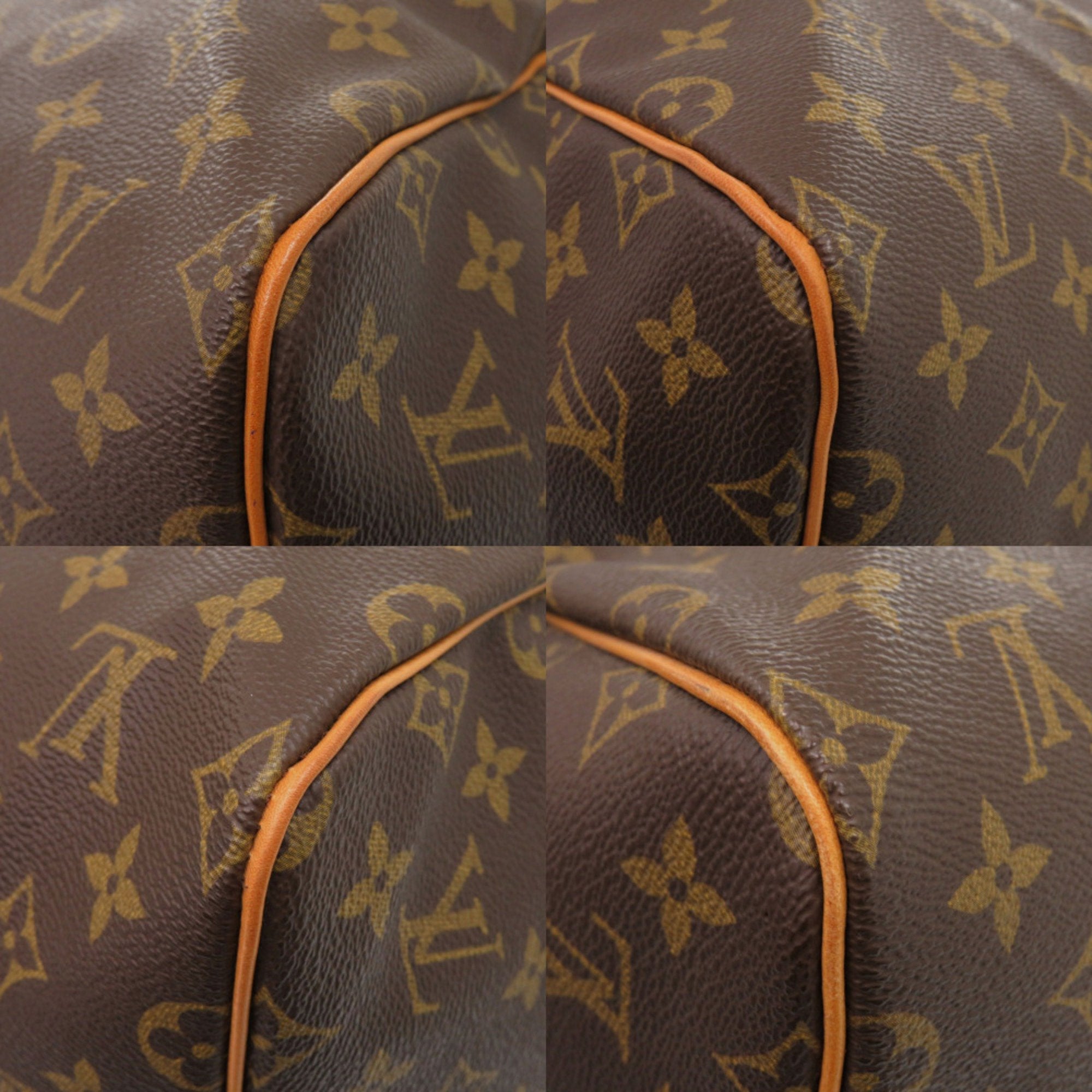 Louis Vuitton Brown Monogram Canvas Boston Bag