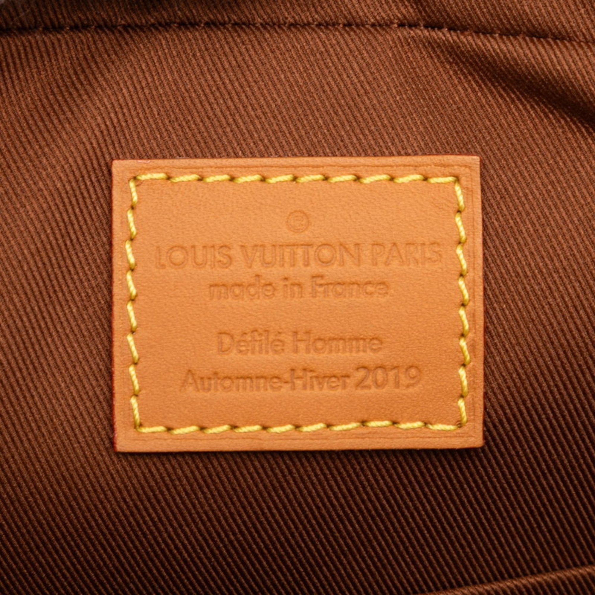 Louis Vuitton Brown Pvc Leather Shoulder Bag
