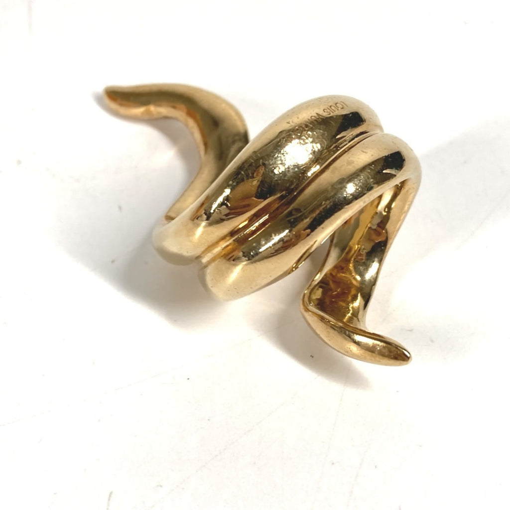 Louis Vuitton Gold Metal Band Ring