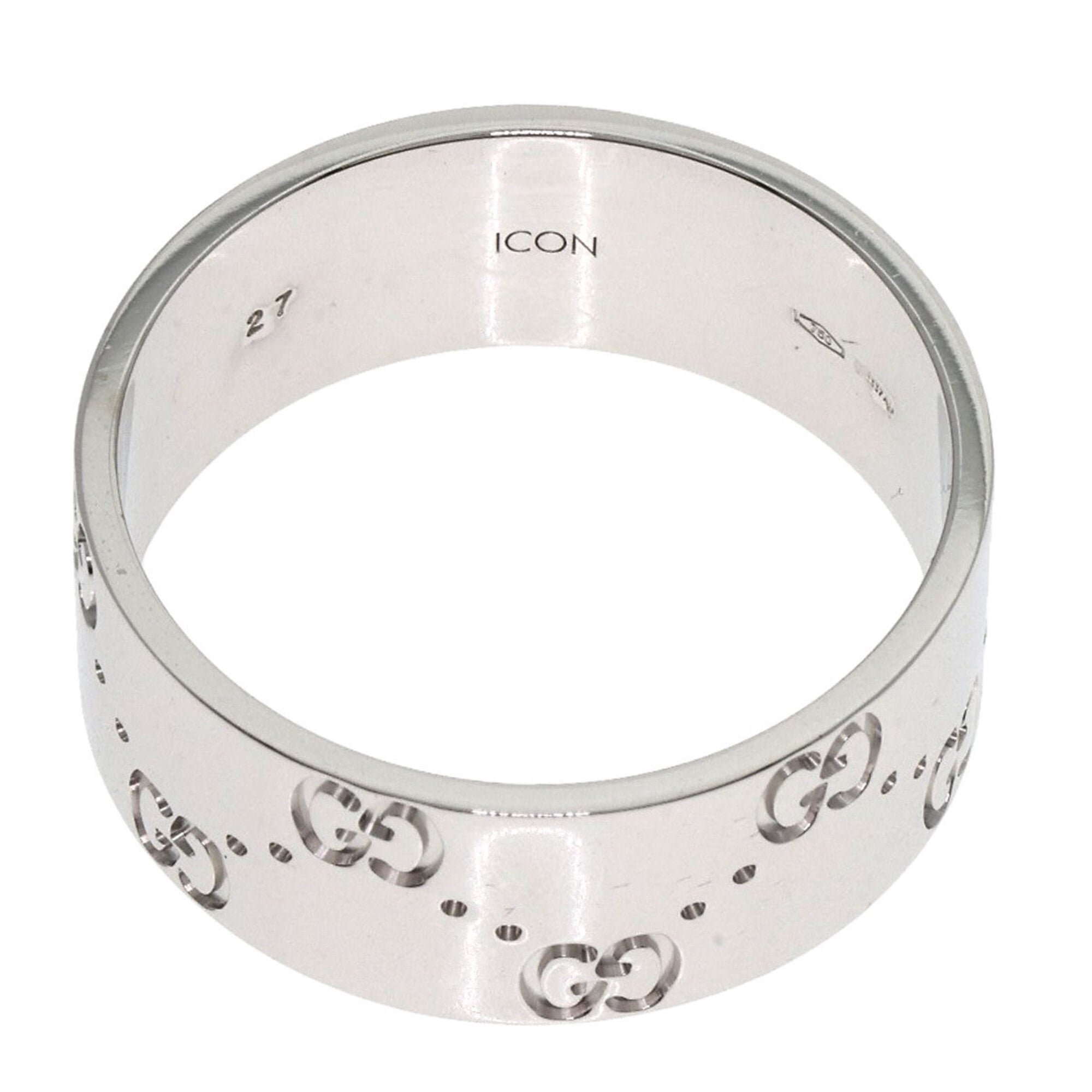 Gucci White Gold (18K) Band Ring (Pre-Owned)