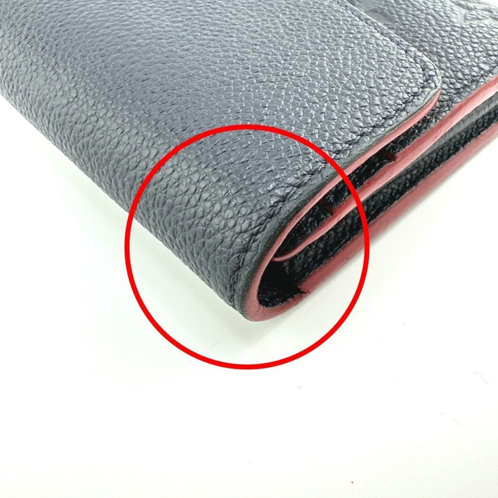 Louis Vuitton Marine Rouge Monogram Empreinte Long Wallet