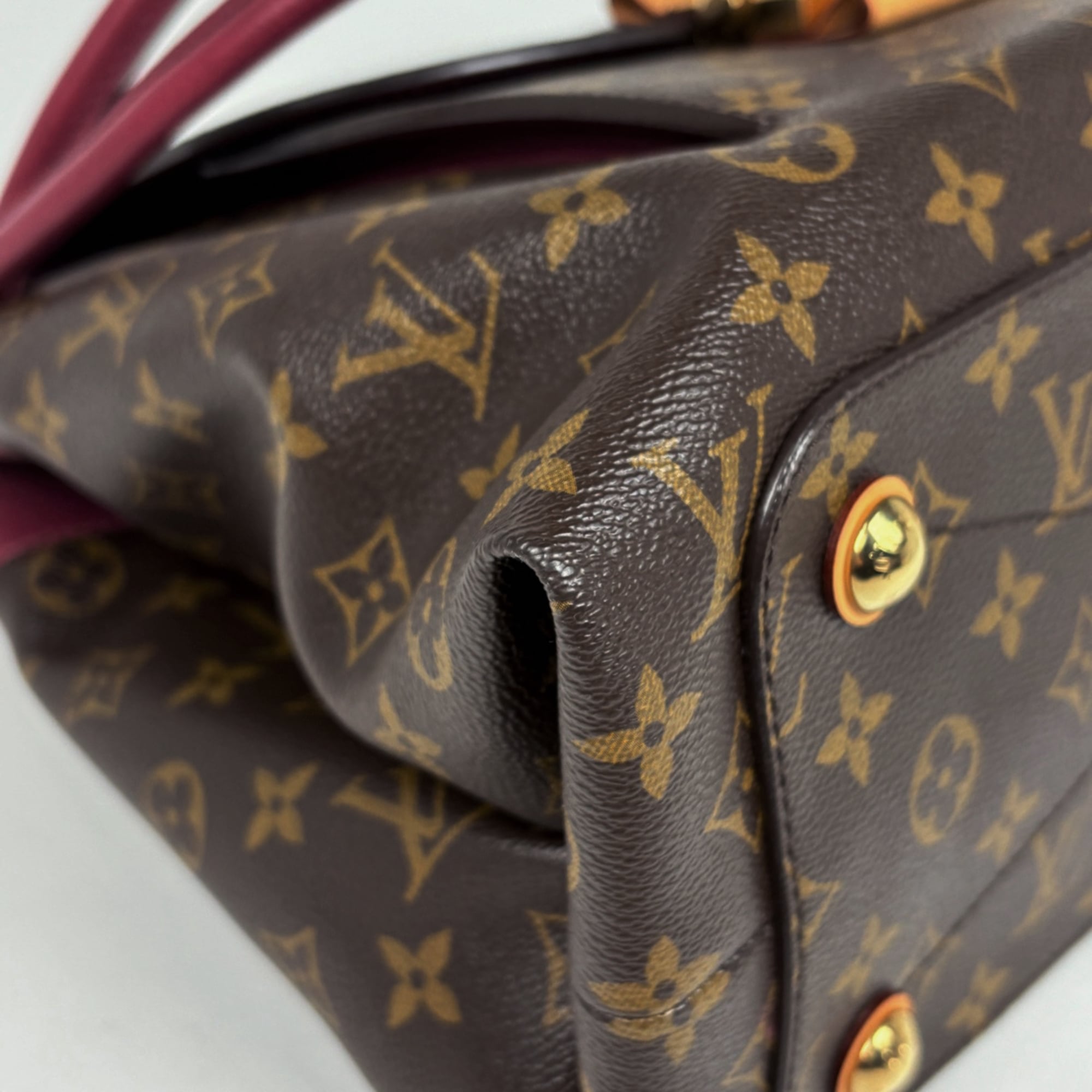Louis Vuitton Brown Monogram Handbag Shoulder Bag Tote Bag