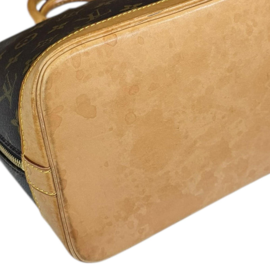 Louis Vuitton Brown Monogram Canvas Handbag