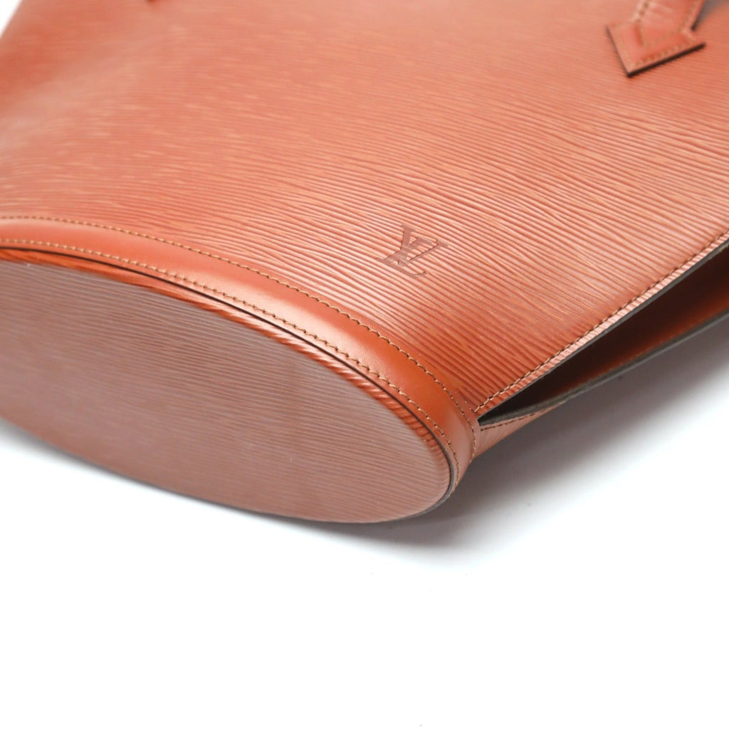 Louis Vuitton Brown Epi Leather Handbag Tote Bag