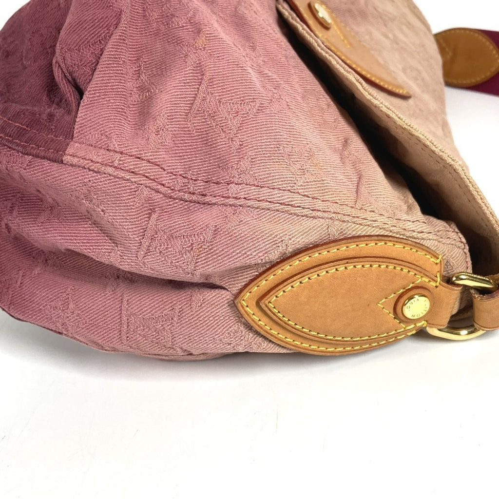 Louis Vuitton Monogram Denim Pink Rouge Fauviste Monogram Denim Shoulder Bag