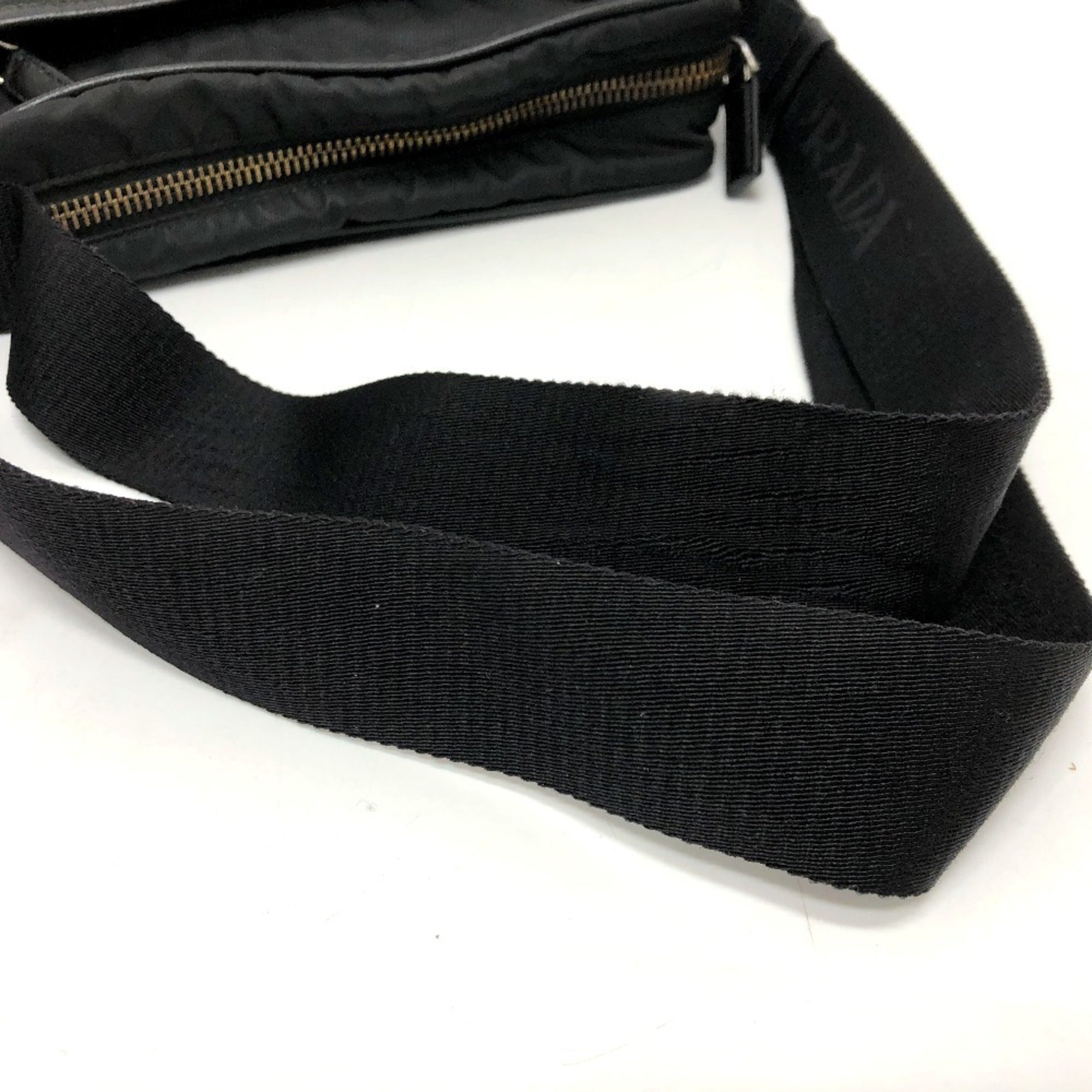 Prada Black Nero Nylon Shoulder Bag