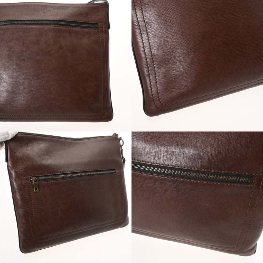 Louis Vuitton Coffee Utah Leather Shoulder Bag